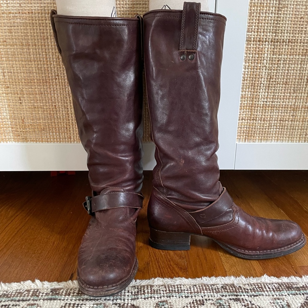 Frye Melissa Tall brown boot size 7